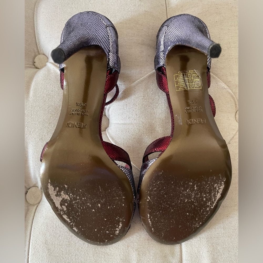 Vintage Fendi Italian Women’s Stiletto Sandals - Picture 6 of 8